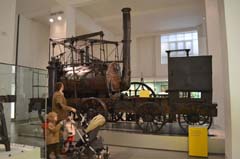 ロンドン科学博物館現代生活・蒸気機関車
